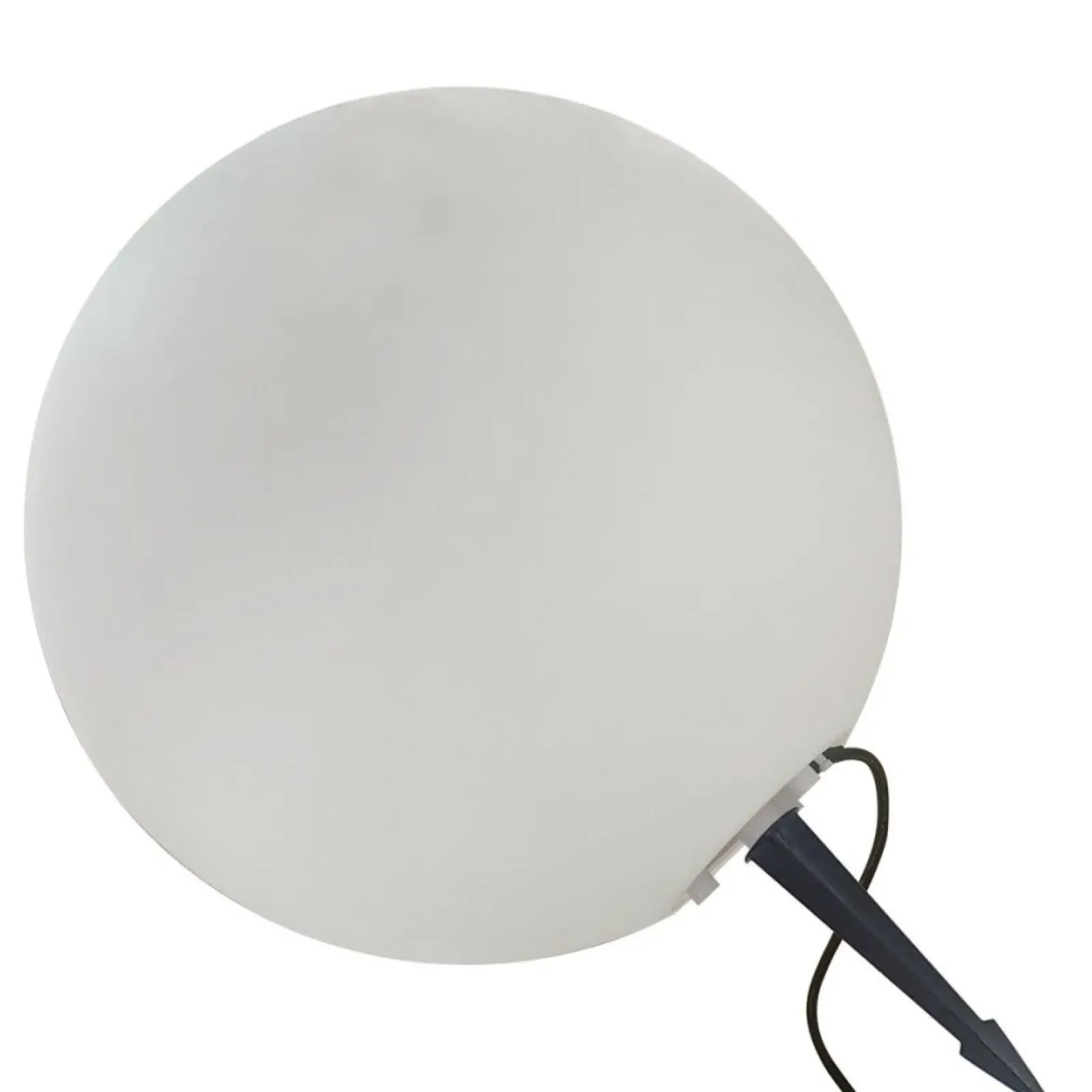 Sklep Kaja Biała, ogrodowa kula świecąca ⌀40cm LP-JH-1095-450 GAJA | Kaja* Lampy Ogrodowe Stojące