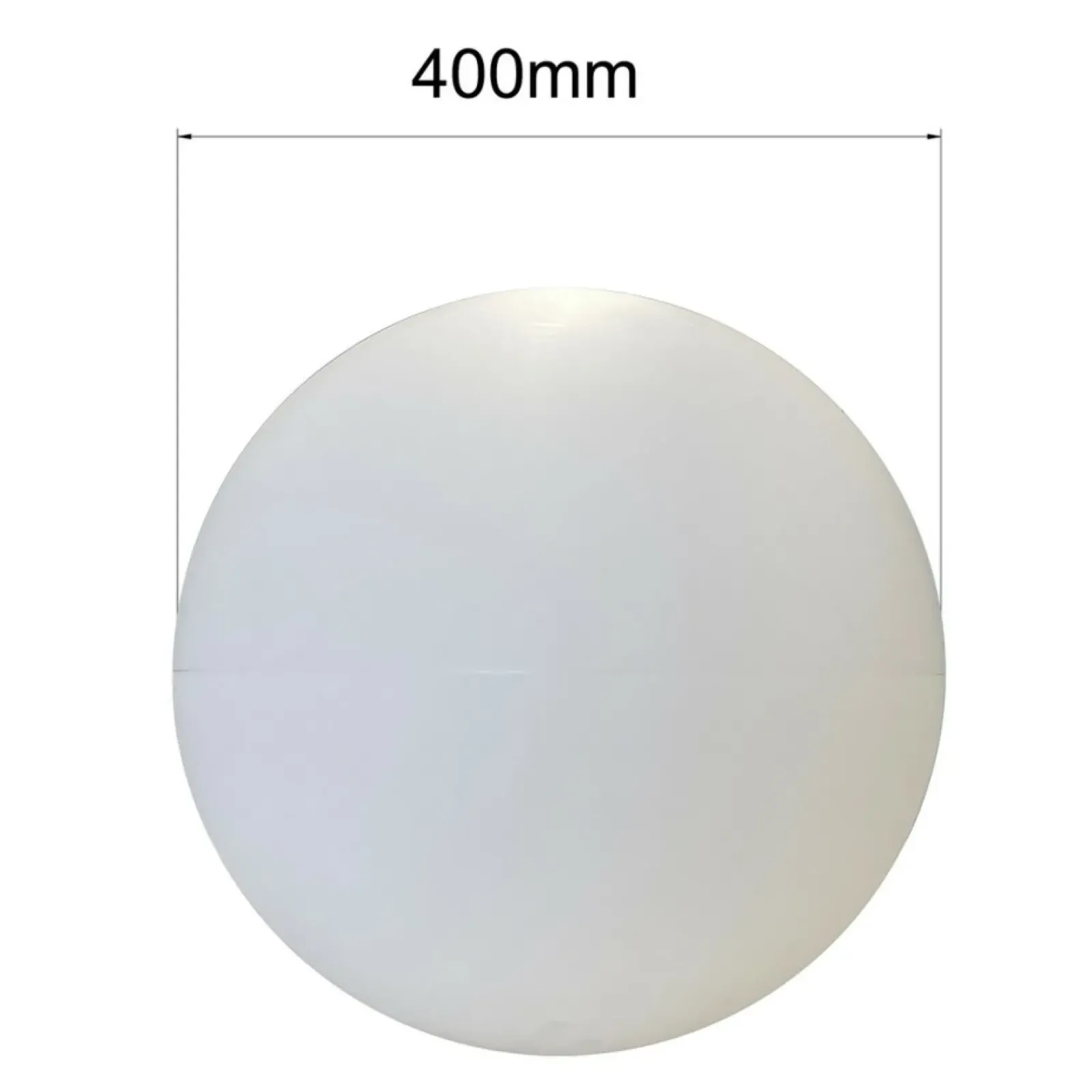 Sklep Kaja Biała, ogrodowa kula świecąca ⌀40cm LP-JH-1095-450 GAJA | Kaja* Lampy Ogrodowe Stojące