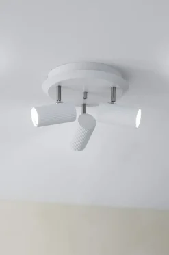 Sklep Kaja Biała, okrągła lampa sufitowa do sypialni 108464 z serii COSTILLA* Plafony Nowoczesne