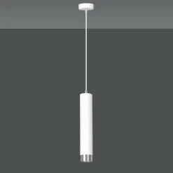 Sklep Kaja Biała pasująca do każdego wnętrza lampa wisząca 641/1 | Kaja Cheap