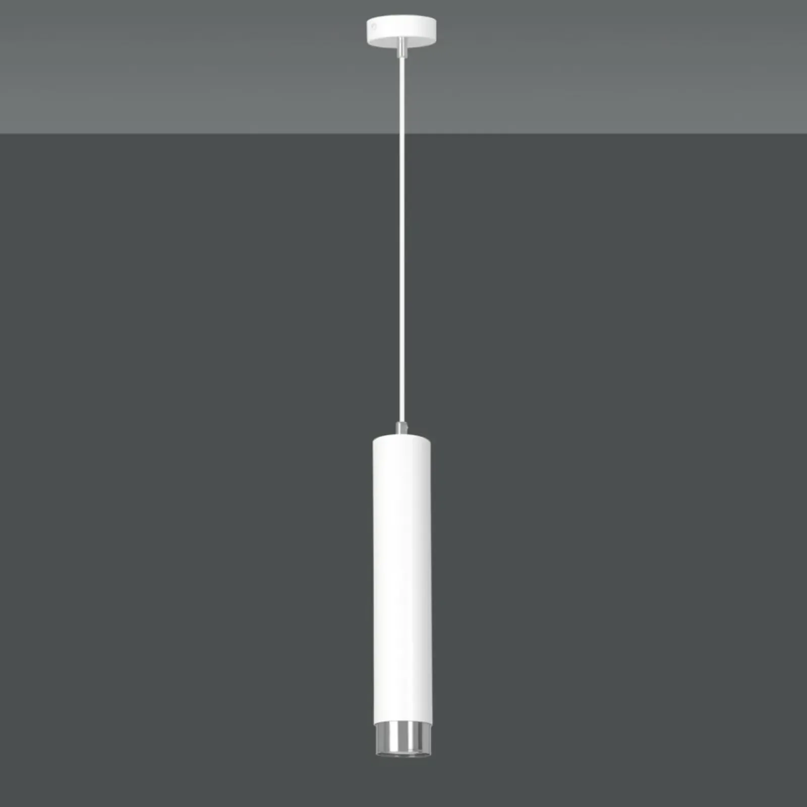 Sklep Kaja Biała pasująca do każdego wnętrza lampa wisząca 641/1 | Kaja Cheap