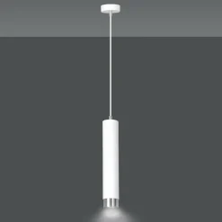Sklep Kaja Biała pasująca do każdego wnętrza lampa wisząca 641/1 | Kaja Cheap