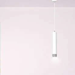 Sklep Kaja Biała pasująca do każdego wnętrza lampa wisząca 641/1 | Kaja Cheap