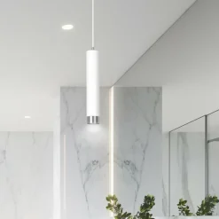 Sklep Kaja Biała pasująca do każdego wnętrza lampa wisząca 641/1 | Kaja Cheap