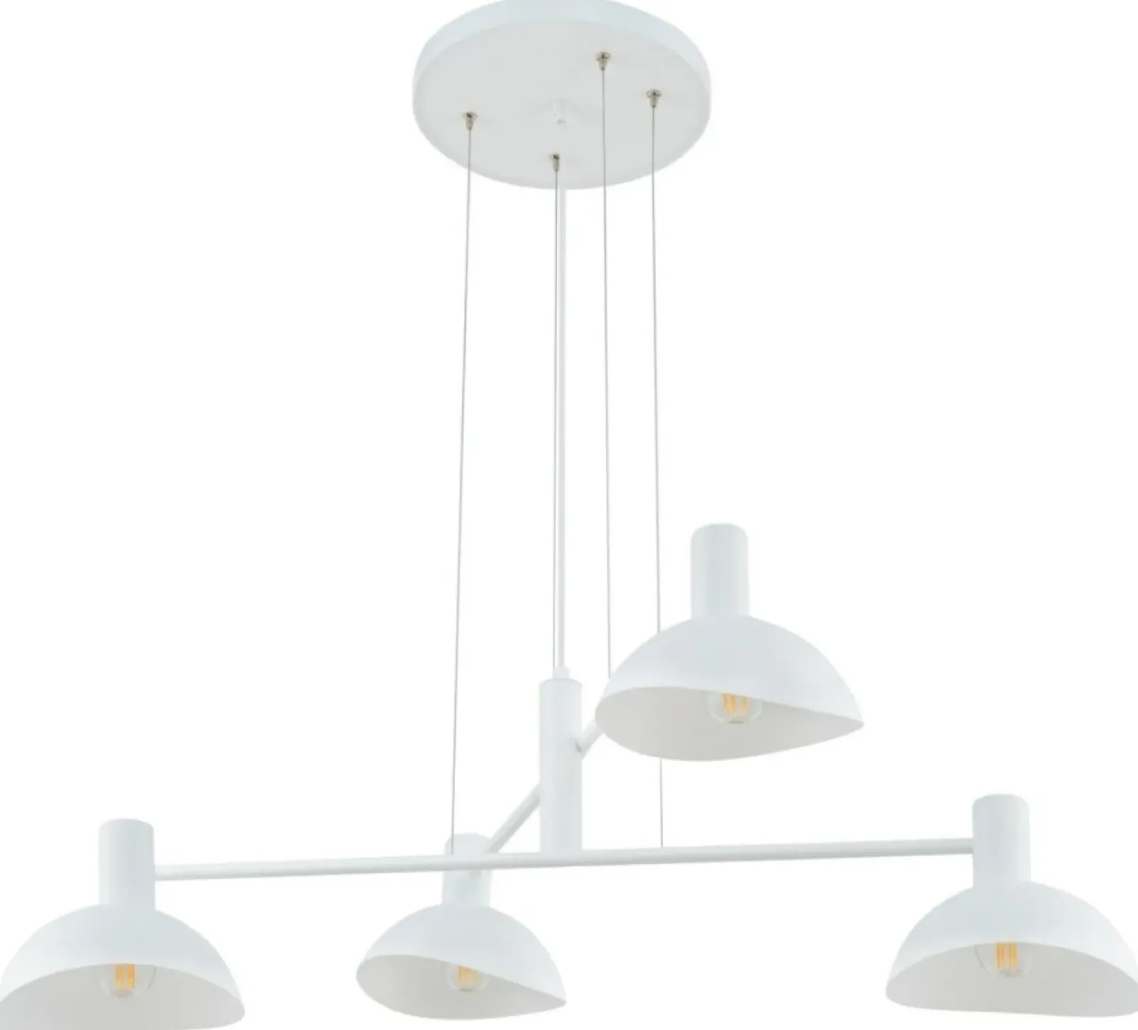 Sklep Kaja Biała, ponadczasowa lampa wisząca do sypialni SIG 40530 z serii ARTIS biały Fashion