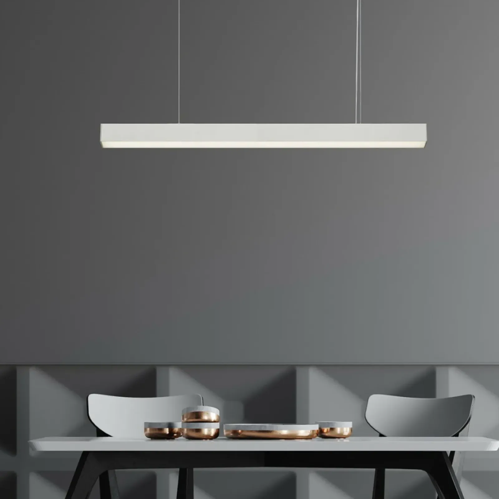 Sklep Kaja Biała, pozioma listwa LED 120cm LP-1401/1P L WH SMART LUCI L | Kaja Best Sale