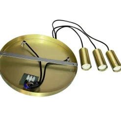 Sklep Kaja Biało-złota lampa wisząca, wąskie klosze LP-945/3P WH TIRANA | Kaja New