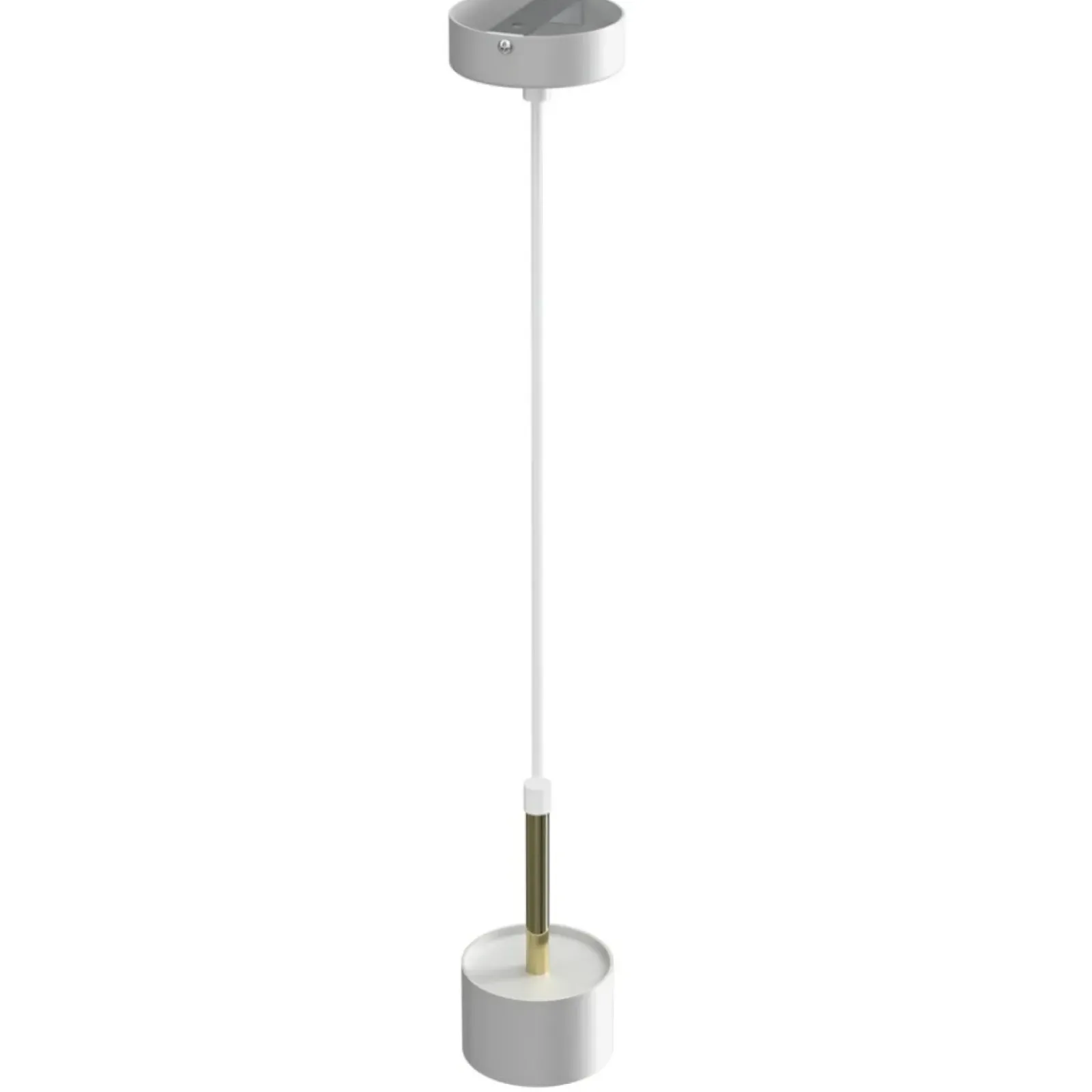 Sklep Kaja Biało-złota lampa wisząca, złoty element MLP7754 z serii ARENA | Kaja Oświetleni Discount