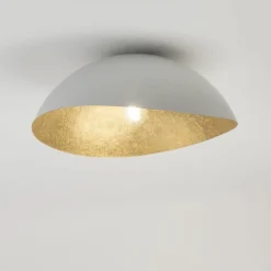 Sklep Kaja Biało-złota, pojedyncza lampa sufitowa SIG 40612 z serii SOLARIS Cheap