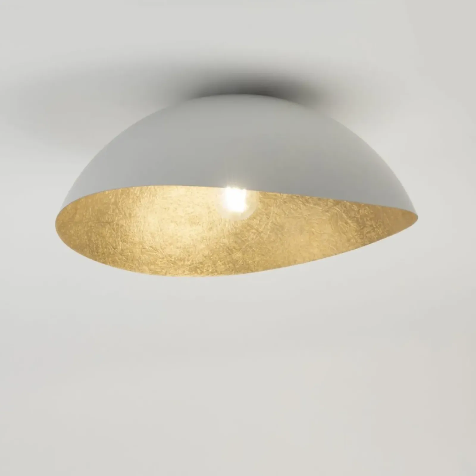Sklep Kaja Biało-złota, pojedyncza lampa sufitowa SIG 40612 z serii SOLARIS Cheap
