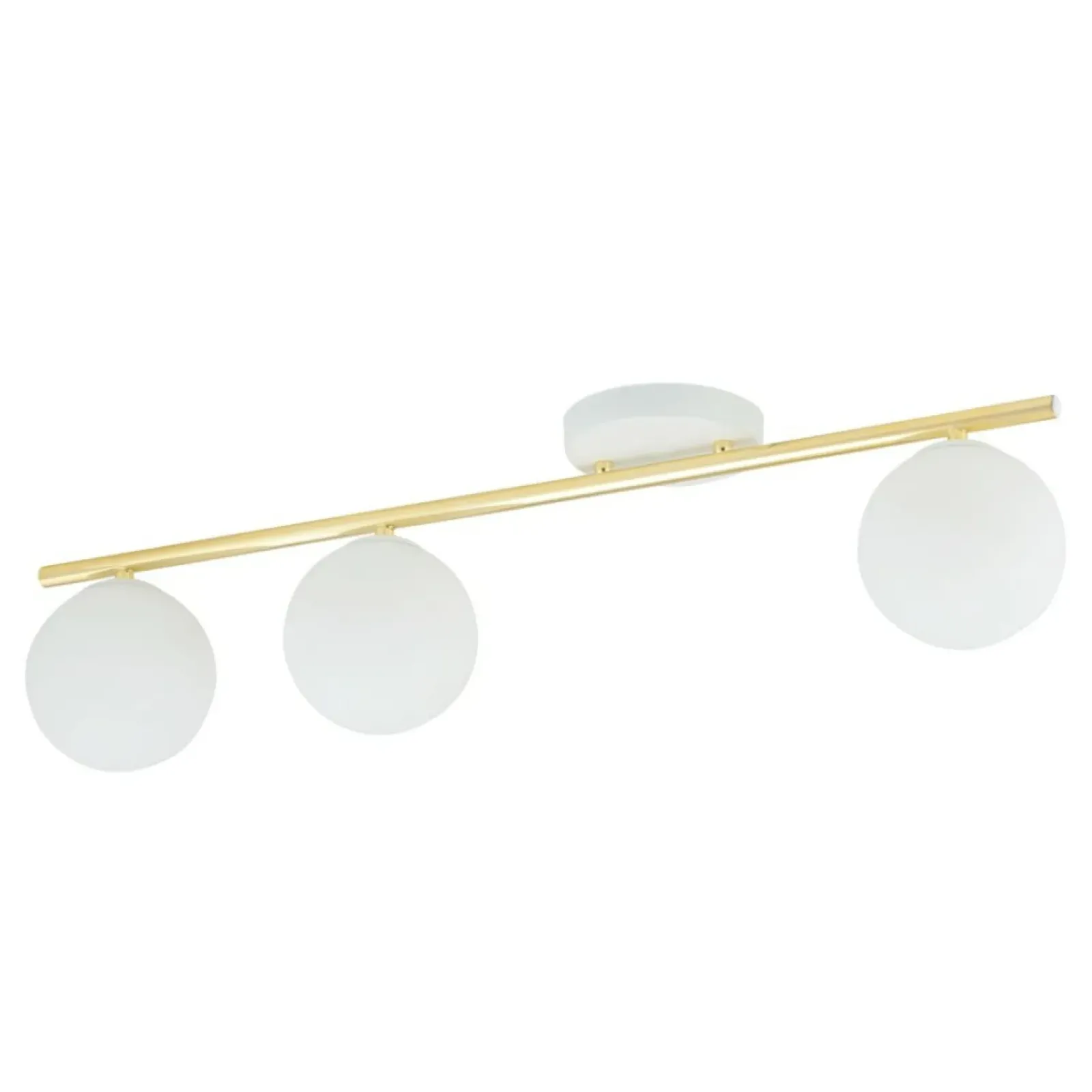 Sklep Kaja Biało-złota, prosta lampa sufitowa z kulami 1253/3 z serii MONZA Best Sale