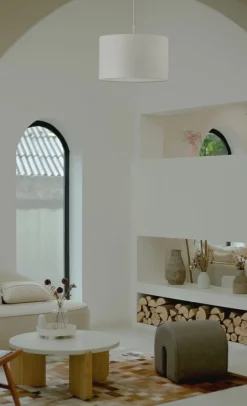 Sklep Kaja abażur z regulowanym zwisem K-4330 SIMONE WHITE | Kaja biały Hot