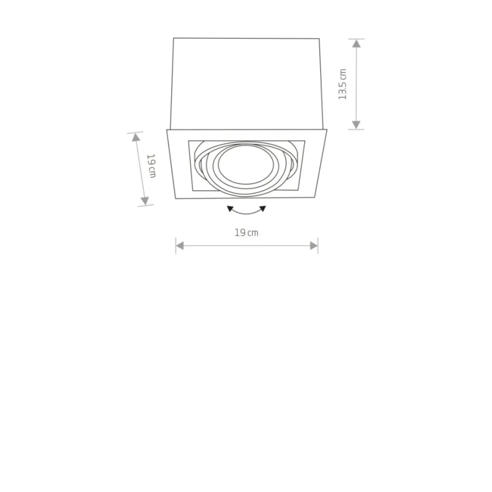 Sklep Kaja downlight natynkowy, prostopadłościan 9495 | Kaja Oświetlenie* Oprawy Podtynkowe