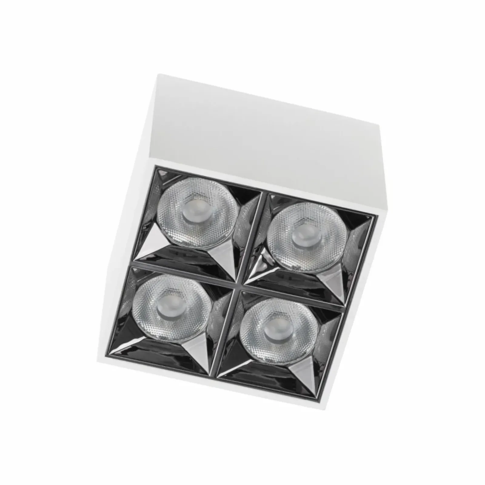 Sklep Kaja , kwadratowy spot natynkowy 8,2cm 36° 4000K 10051 MIDI LED | Kaja* Lampy Led
