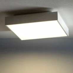 Sklep Kaja plafon w formie kwadratu, czujnik ruchu 10472 QUAD | Kaja* Plafony Klasyczne