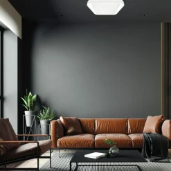 Sklep Kaja Biały plafon z regulowaną barwą światła ML7931 z serii QUADRO | Kaja Oświetlenie* Plafony Nowoczesne|Lampy Led