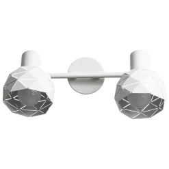 Sklep Kaja Biały, podwójny reflektor na listwie LP-8069/2WS WH REUS | Kaja Outlet