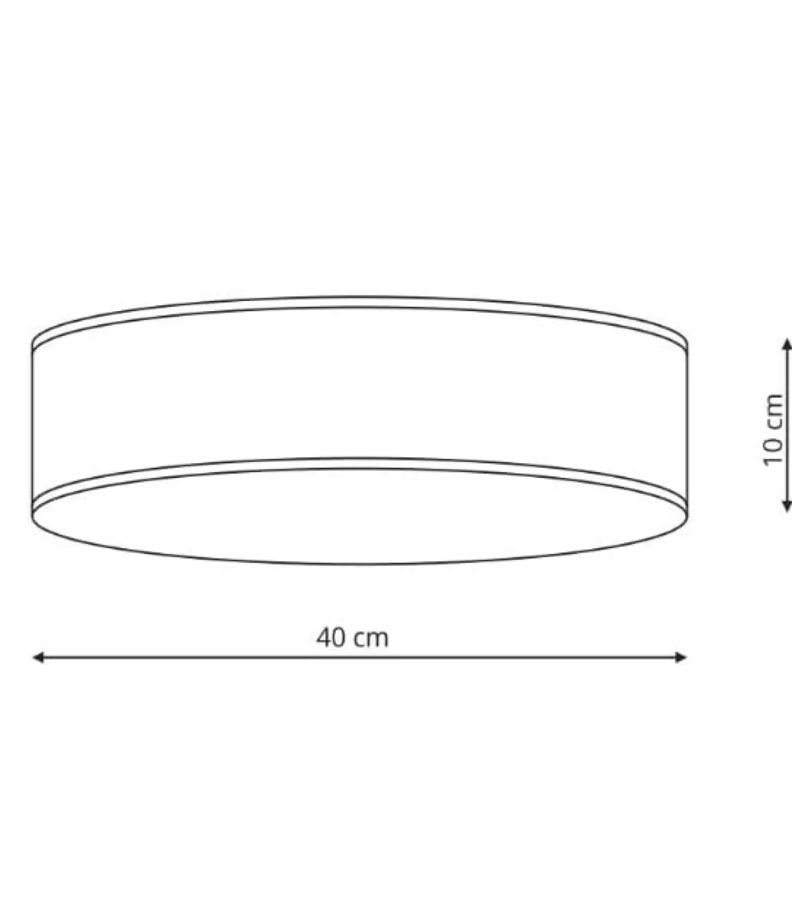 Sklep Kaja Biały, ponadczasowy plafon ⌀40cm LP-81008/3C WH ALTO | Kaja New