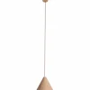 Sklep Kaja Brązowa, dekoracyjna lampa wisząca stożek MX P0547 SAKUNA | Kaja Flash Sale