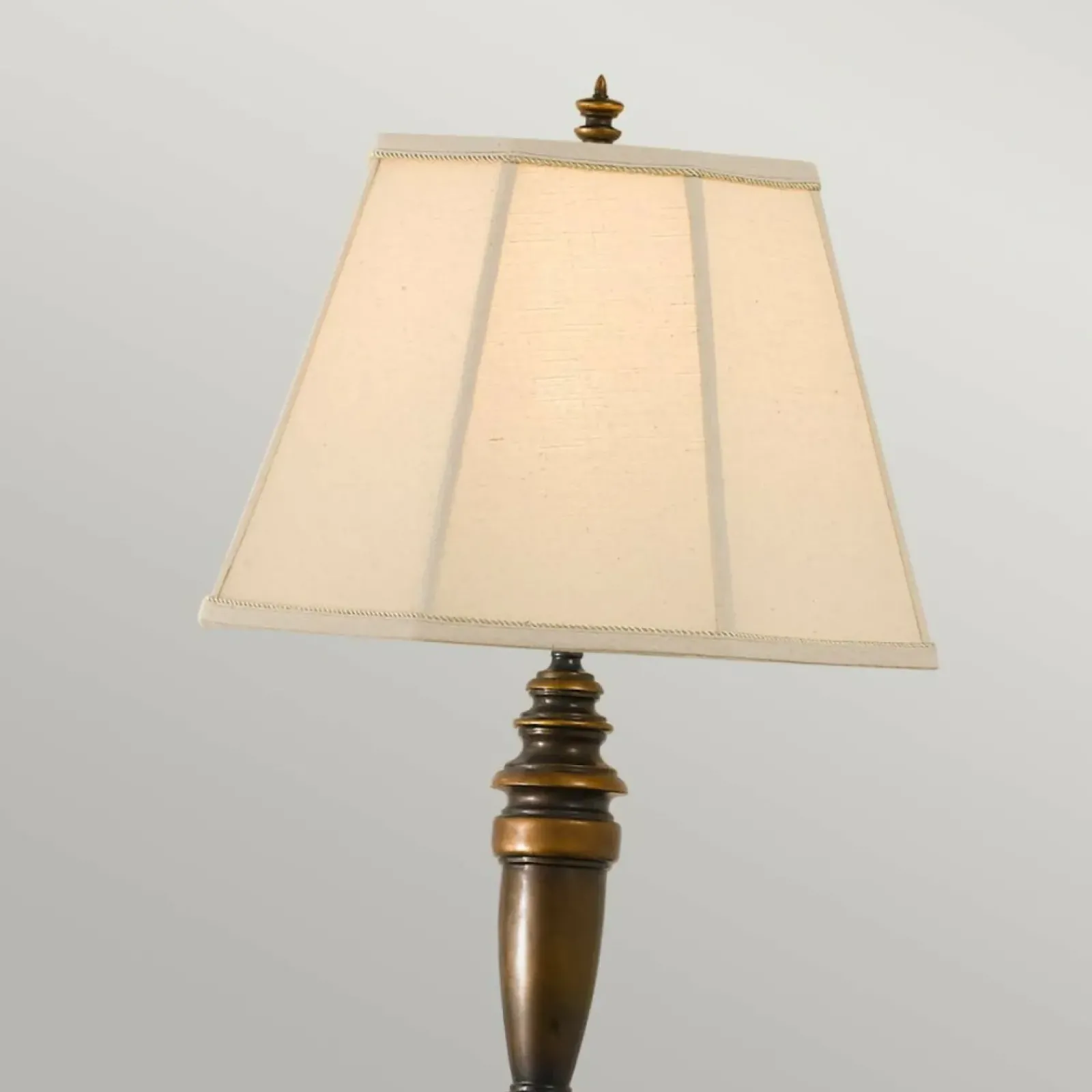 Sklep Kaja Brązowa lampa podłogowa FE-LINCOLNDALE-FL z serii LINCOLNDALE* Tradycyjne Lampy Podłogowe|Lampy Podłogowe Z Abażurem