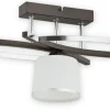 Sklep Kaja Brązowa lampa sufitowa do sypialni O2283 W3 RW ASTRED | Kaja Fashion