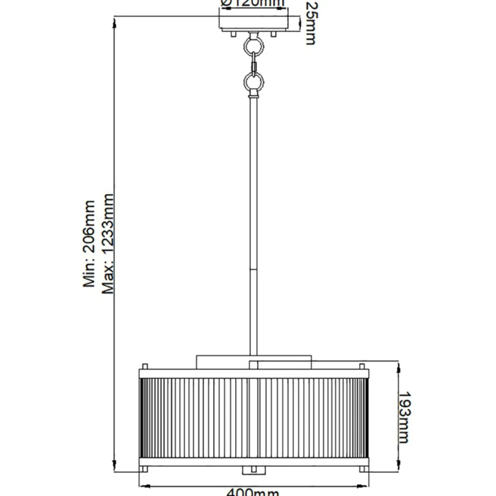 Sklep Kaja Brązowa lampa wisząca, z abażurem DL-CORONA-3P-BAB z serii CORONA Outlet