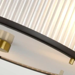 Sklep Kaja Brązowa lampa wisząca, z abażurem DL-CORONA-3P-BAB z serii CORONA Outlet