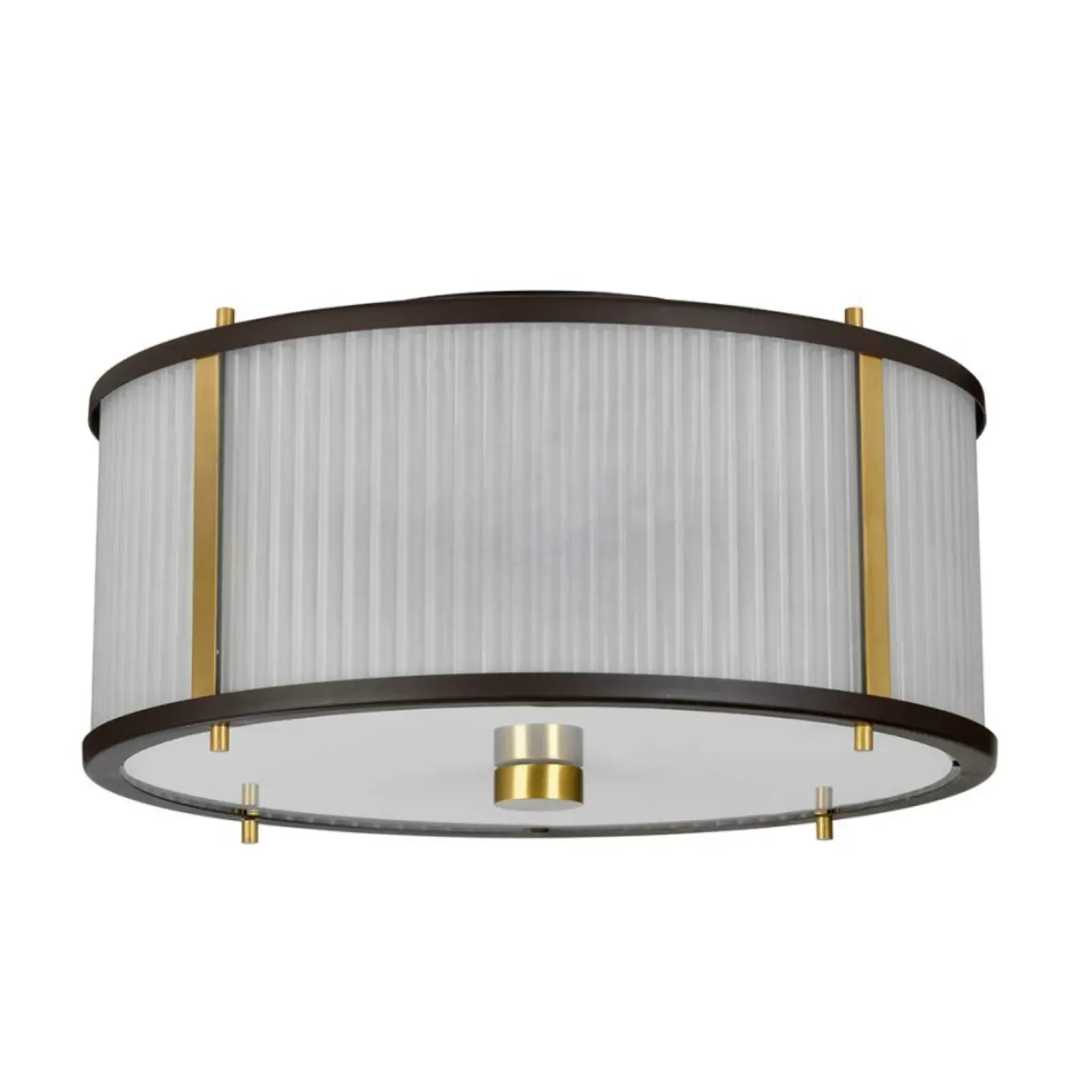Sklep Kaja Brązowa lampa wisząca, z abażurem DL-CORONA-3P-BAB z serii CORONA Outlet