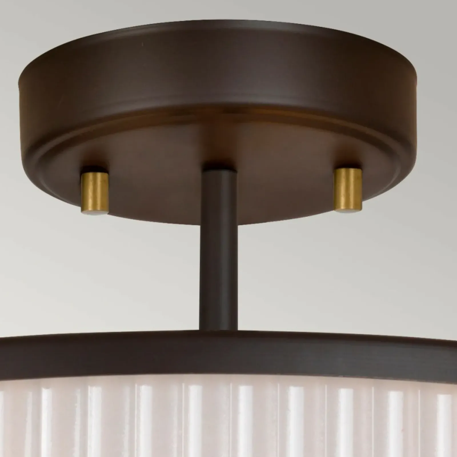 Sklep Kaja Brązowa lampa wisząca, z abażurem DL-CORONA-3P-BAB z serii CORONA Outlet