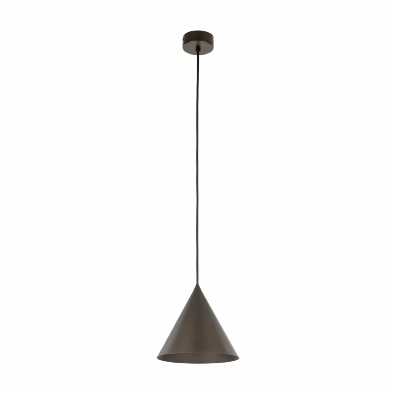 Sklep Kaja Brązowa, stożkowa lampa wisząca ⌀19cm TK 10073 CONO | Kaja Oświetlenie Cheap