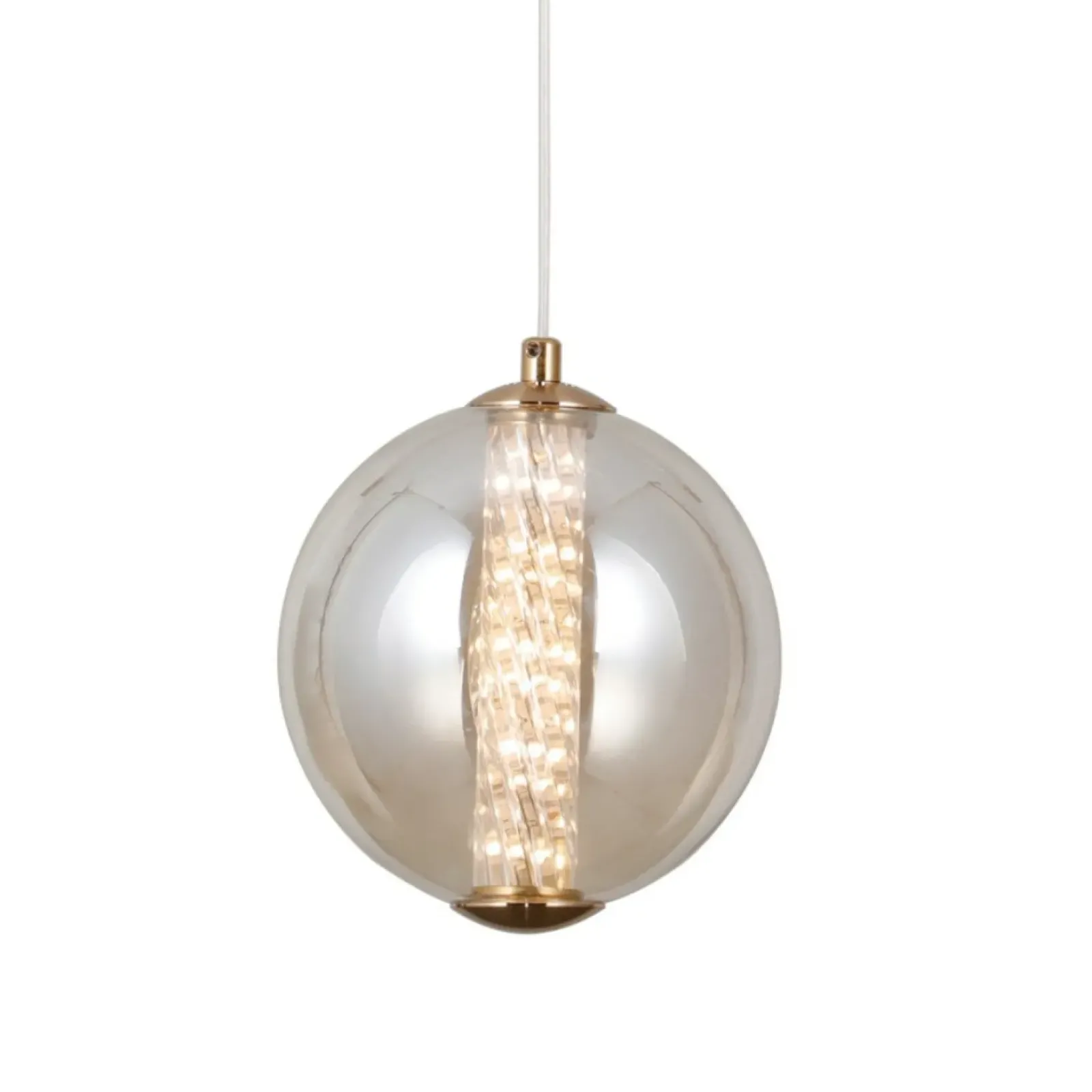 Sklep Kaja Bursztynowo-złota lampa wisząca PND-34359-S-HBR-AMB z serii BUTERO Cheap