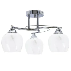 Sklep Kaja Chromowana lampa sufitowa z kloszami 33-09456 PREGO | Kaja Oświetlenie Clearance