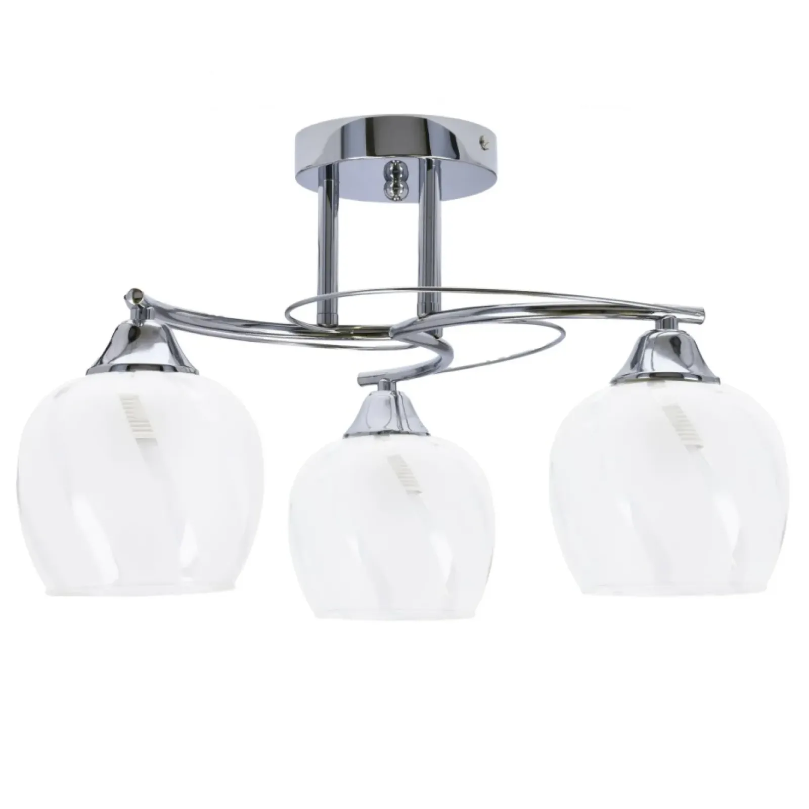 Sklep Kaja Chromowana lampa sufitowa z kloszami 33-09456 PREGO | Kaja Oświetlenie Clearance