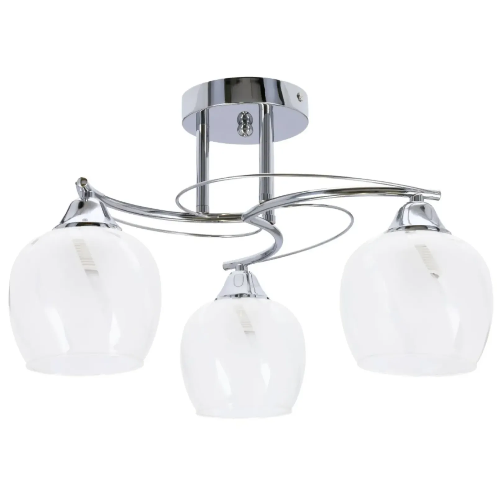 Sklep Kaja Chromowana lampa sufitowa z kloszami 33-09456 PREGO | Kaja Oświetlenie Clearance