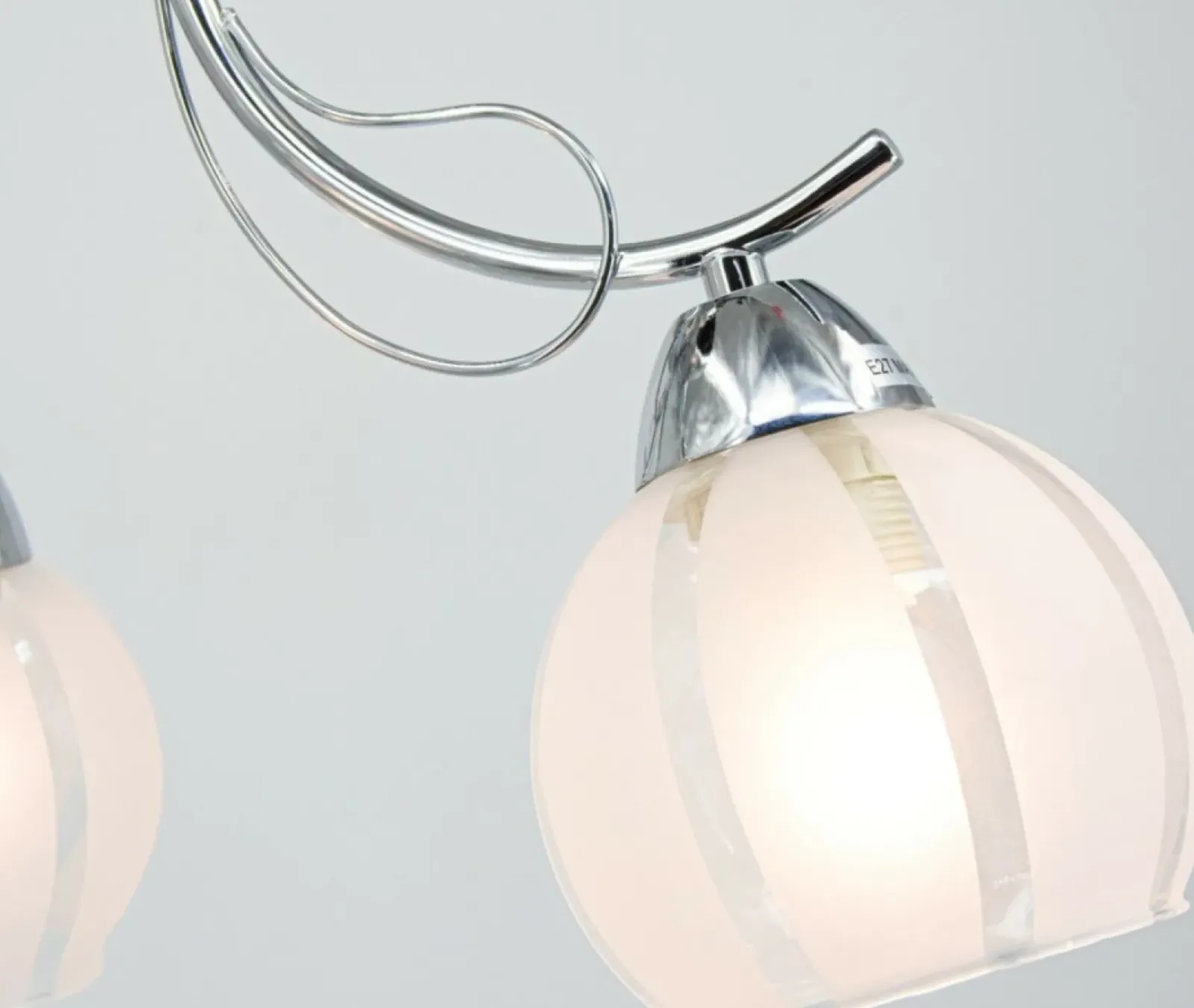 Sklep Kaja Chromowana lampa sufitowa z kloszami 8732/3 8C FARO | Kaja Oświetlenie Hot