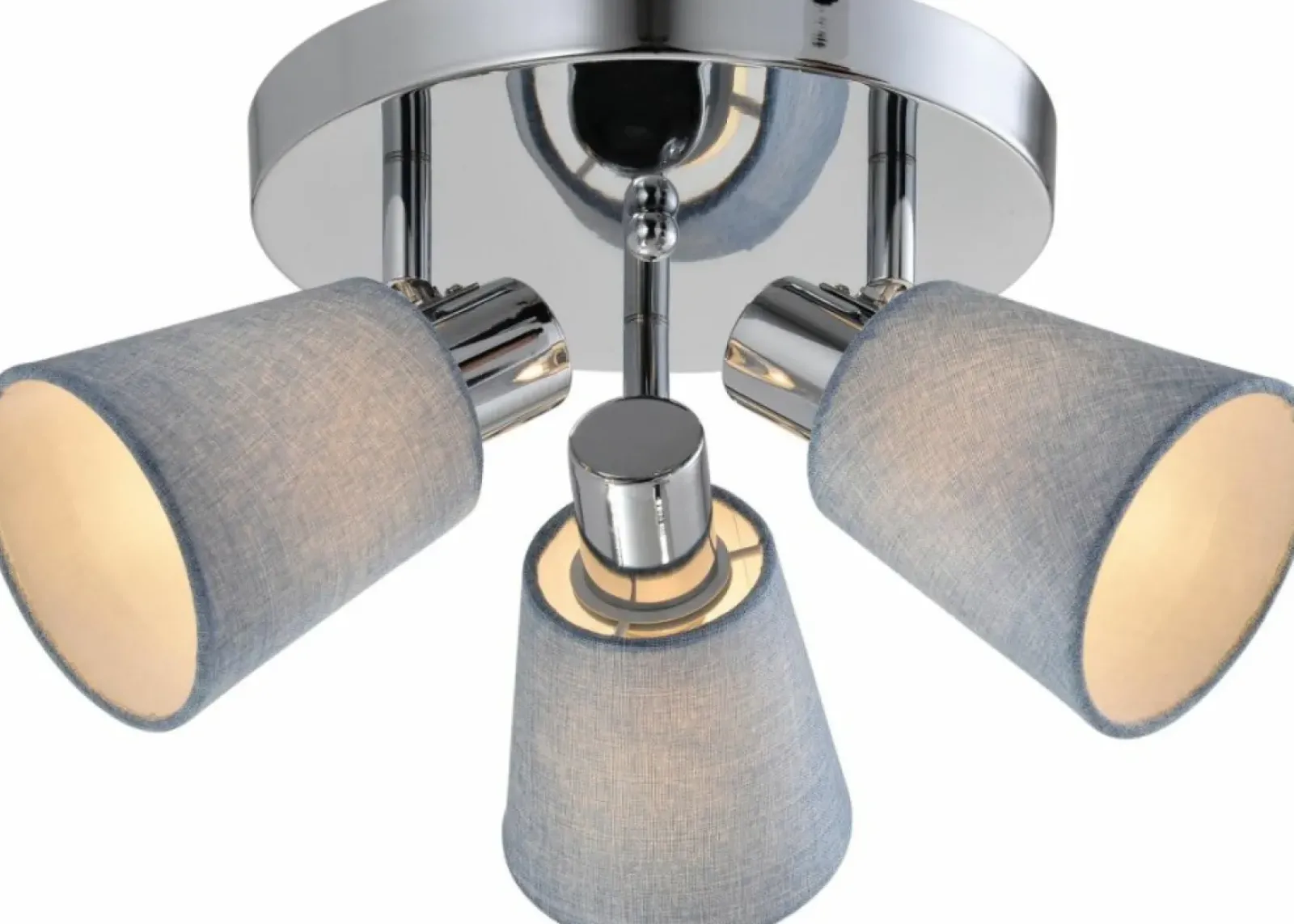 Sklep Kaja owana lampa sufitowa z abażurami 98-70661 PIN | Kaja Oświetlenie chrom Outlet