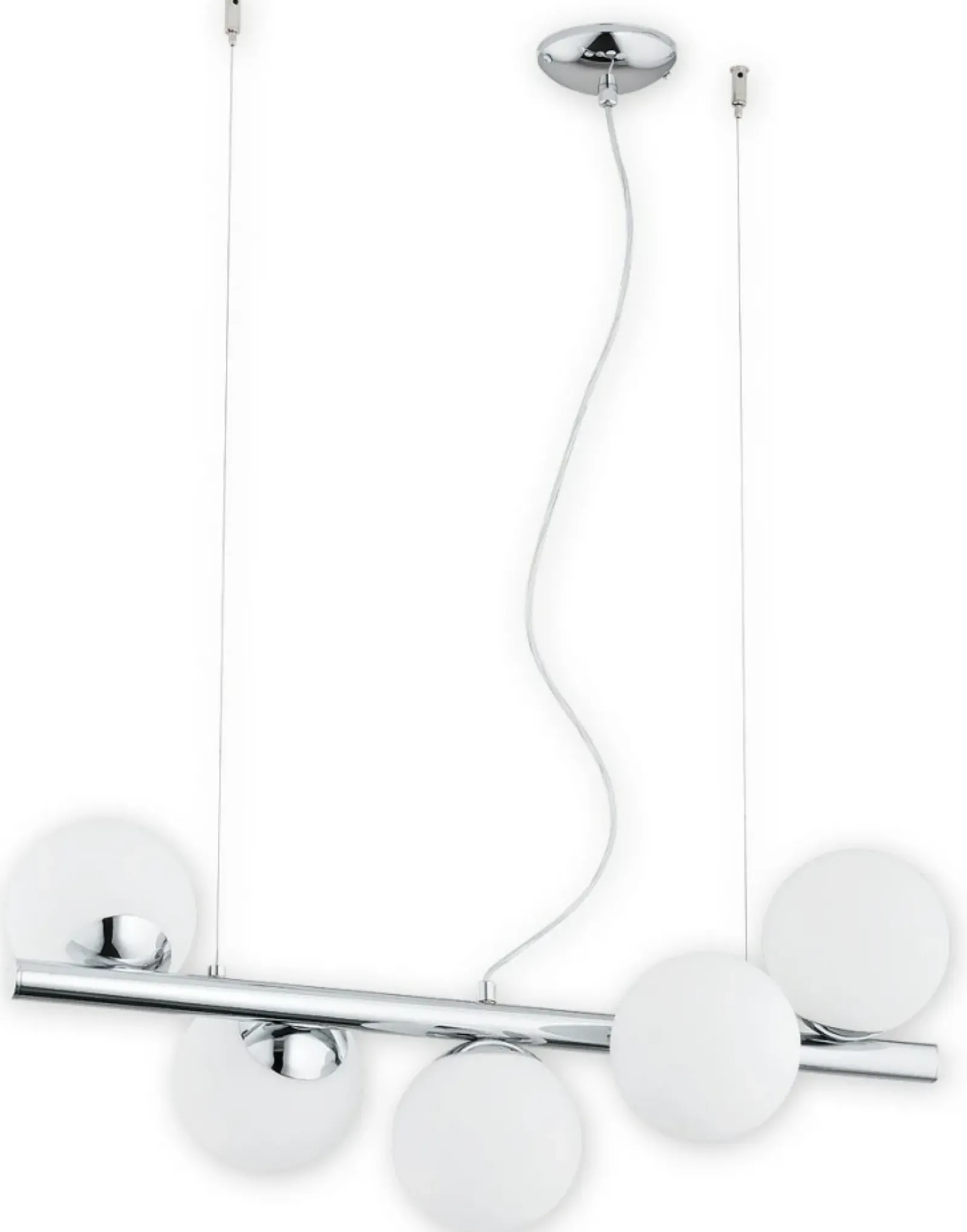 Sklep Kaja Chromowana lampa sufitowa z kloszami O2915 W5 CH | Kaja Oświetlenie Clearance