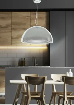 Sklep Kaja owana lampa wisząca z kloszem 40cm 31-26378 DORADA | Kaja* Randole Tradycyjne
