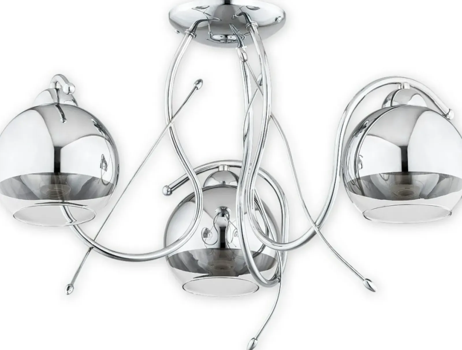 Sklep Kaja Chromowana lampa ze srebrnymi kloszami O2533 W3 CH TRAMA | Kaja Cheap