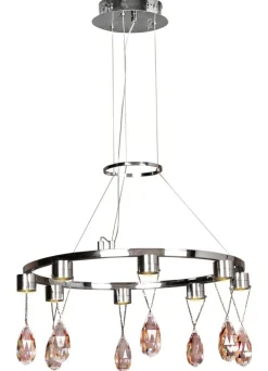 Sklep Kaja owana obręcz wisząca LED 38-26064 PRISMA | Kaja Oświetlenie* Lampy Led