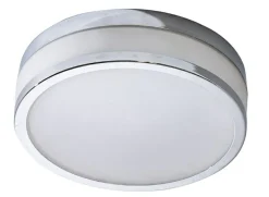 Sklep Kaja Chromowany, łazienkowy plafon LED 3000K ⌀22cm AZ2065 z serii KA* Lampy Led|Lampy Do Łazienki