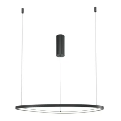 Sklep Kaja Czarna, asymetryczna lampa wisząca LED MOD072PL-L28B3K1 z serii GLINT czarny Shop