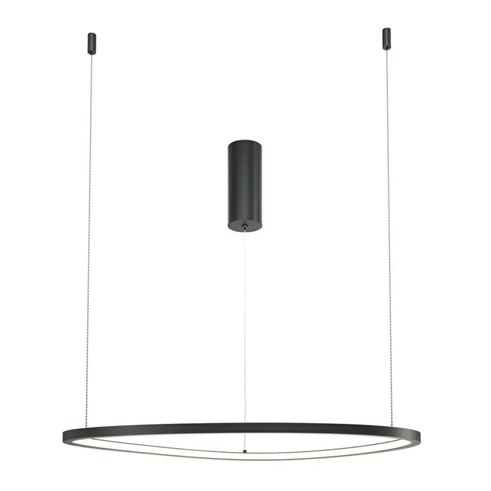 Sklep Kaja Czarna, asymetryczna lampa wisząca LED MOD072PL-L28B3K1 z serii GLINT czarny Shop