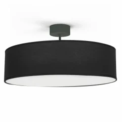 Sklep Kaja Czarna, elegancka lampa sufitowa na trzy żarówki 7961 | Kaja czarny Sale
