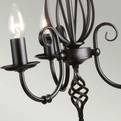 Sklep Kaja Czarna, estetyczna lampa wisząca ART3-BLACK z serii ARTISAN* Randole Tradycyjne