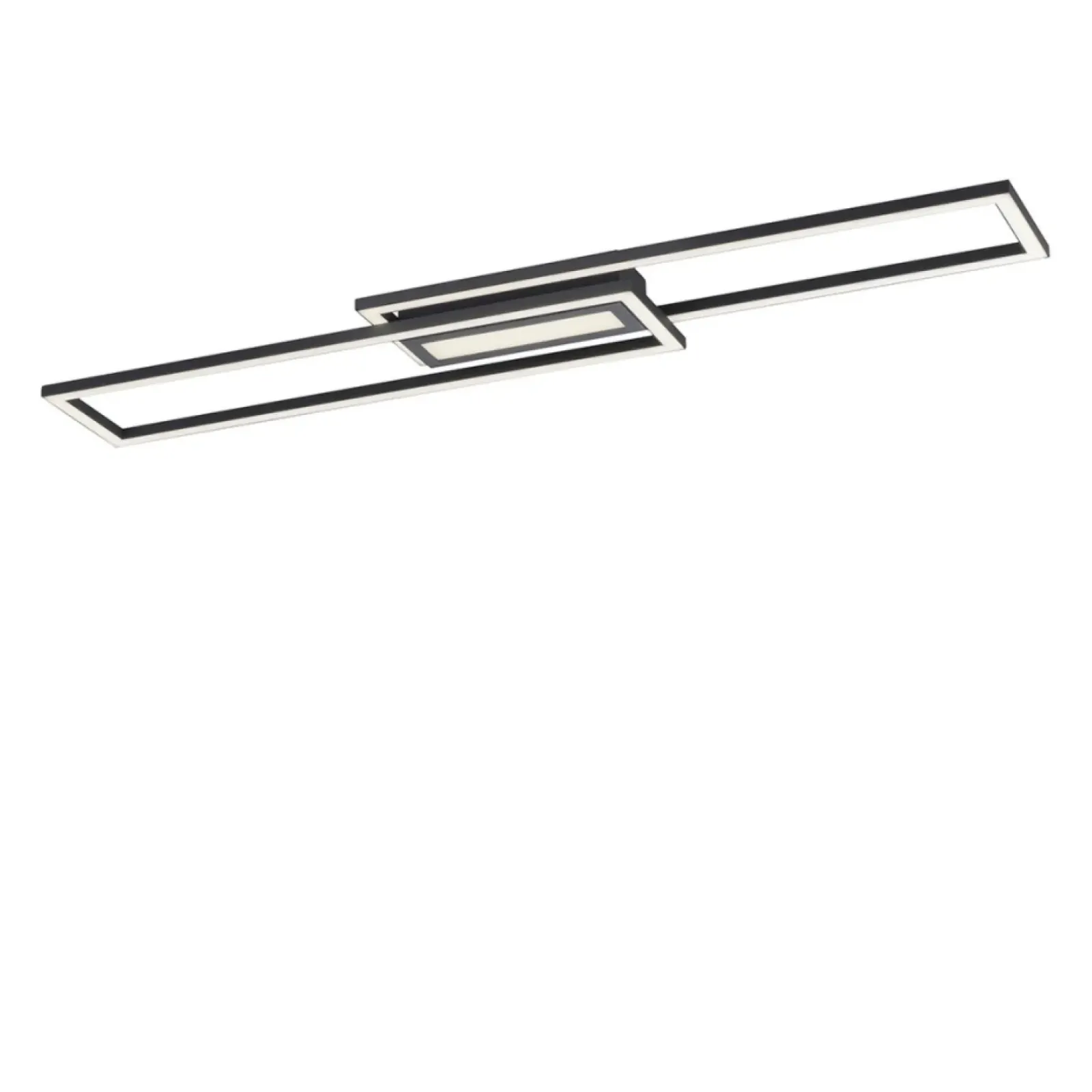 Sklep Kaja Czarna, geometryczna lampa sufitowa 14696-18 z serii ASMIN | Kaja czarny New