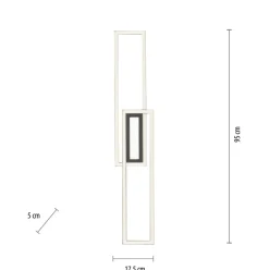 Sklep Kaja Czarna, geometryczna lampa sufitowa 14696-18 z serii ASMIN | Kaja czarny New