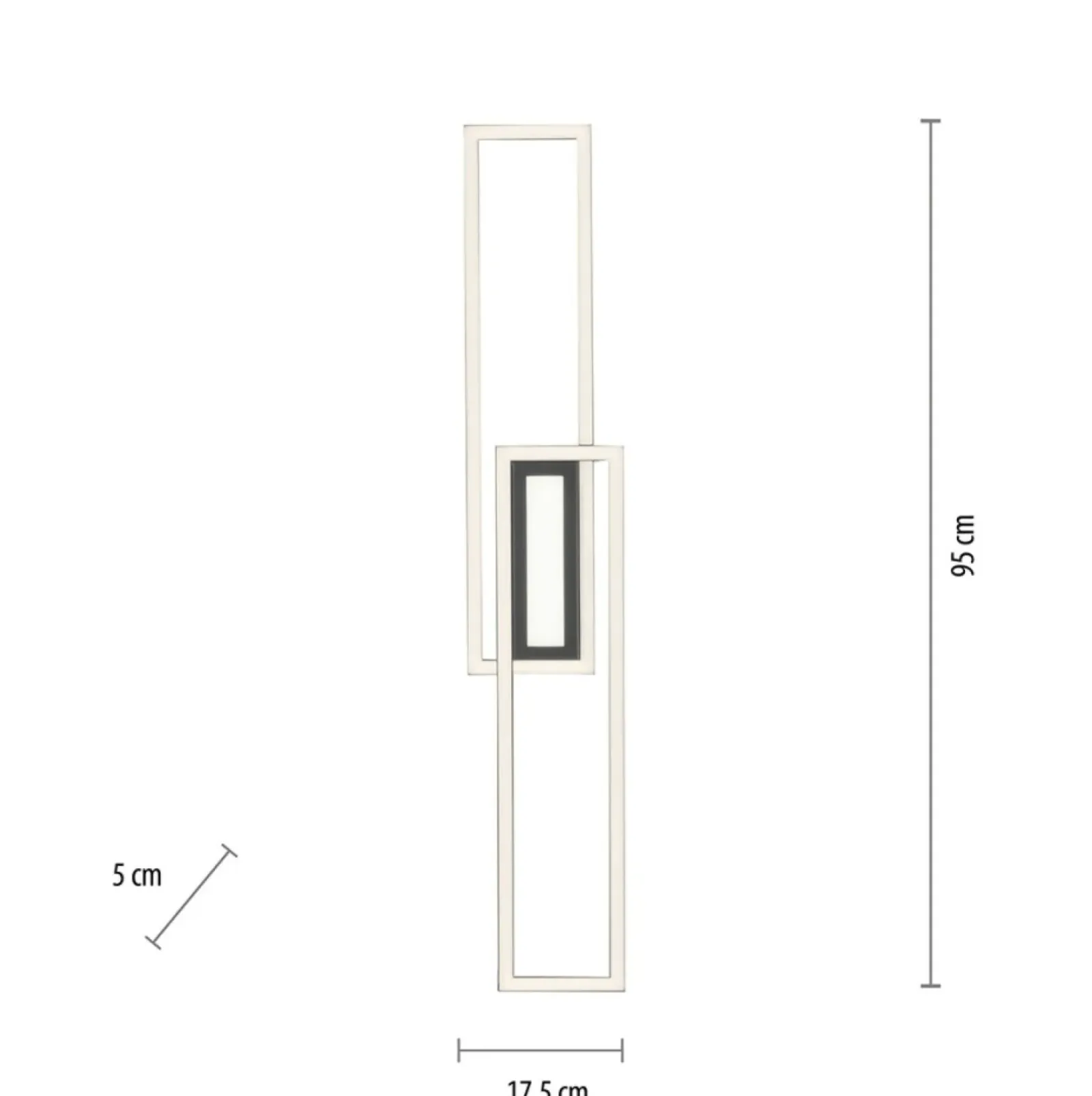 Sklep Kaja Czarna, geometryczna lampa sufitowa 14696-18 z serii ASMIN | Kaja czarny New