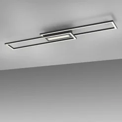 Sklep Kaja Czarna, geometryczna lampa sufitowa 14696-18 z serii ASMIN | Kaja czarny New