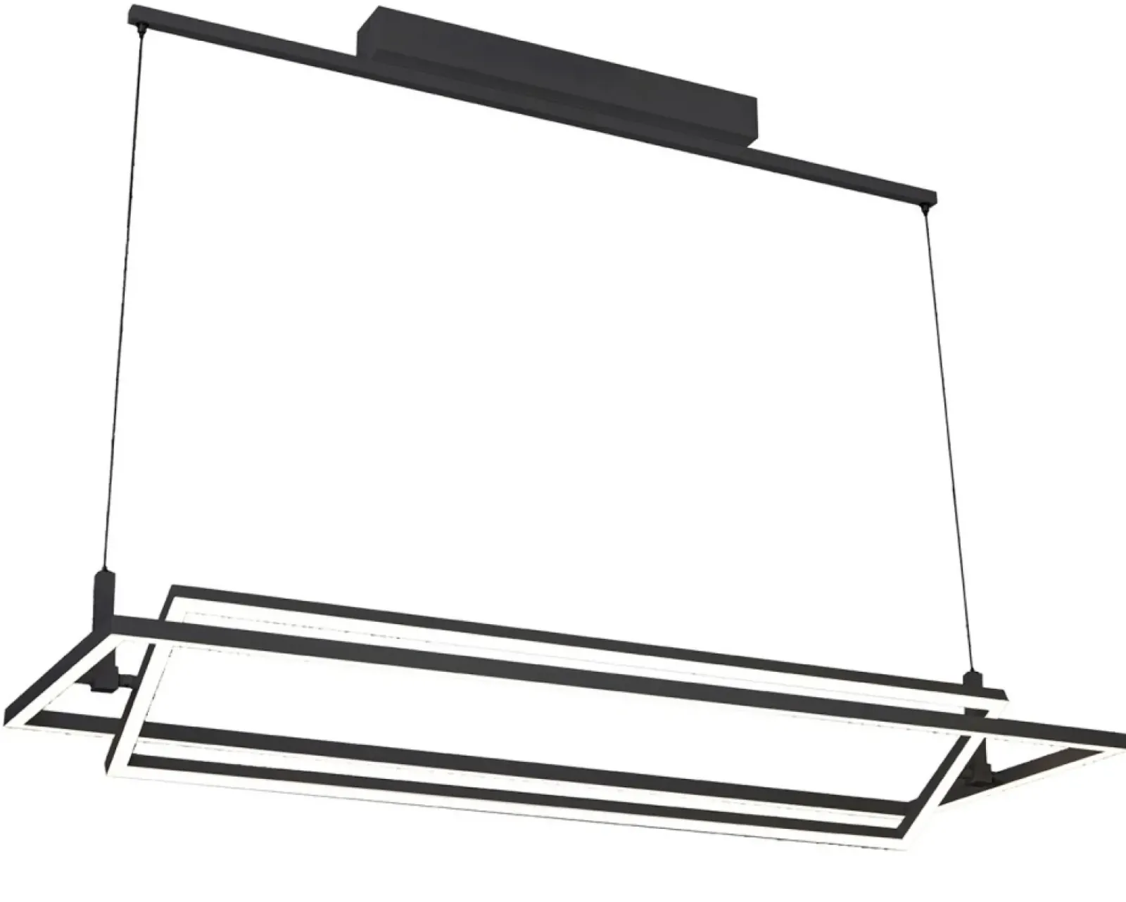 Sklep Kaja Czarna, geometryczna lampa wisząca nad stół AZ2849 VIENA | Kaja czarny Outlet